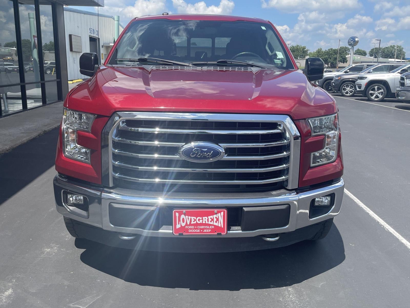 2016 Ford F-150 — rear three-quarter view