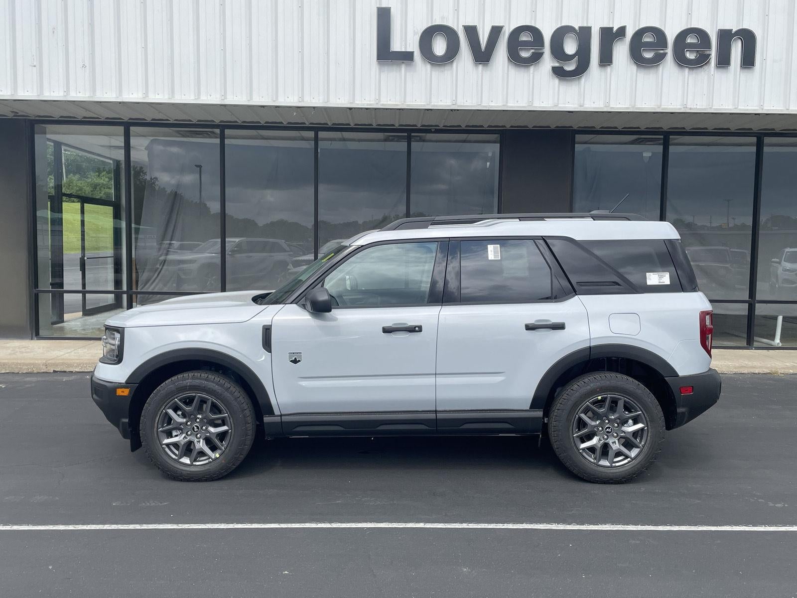 2026 Ford Bronco Sport Big Bend in Space White — front three-quarter view
