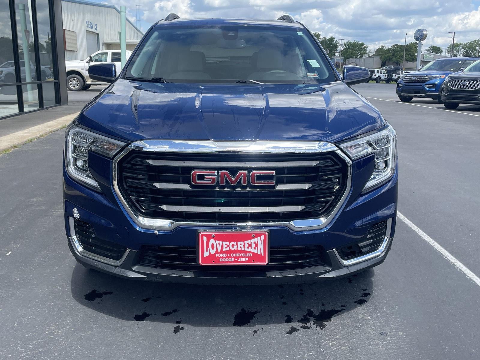 2022 GMC Terrain — rear three-quarter view